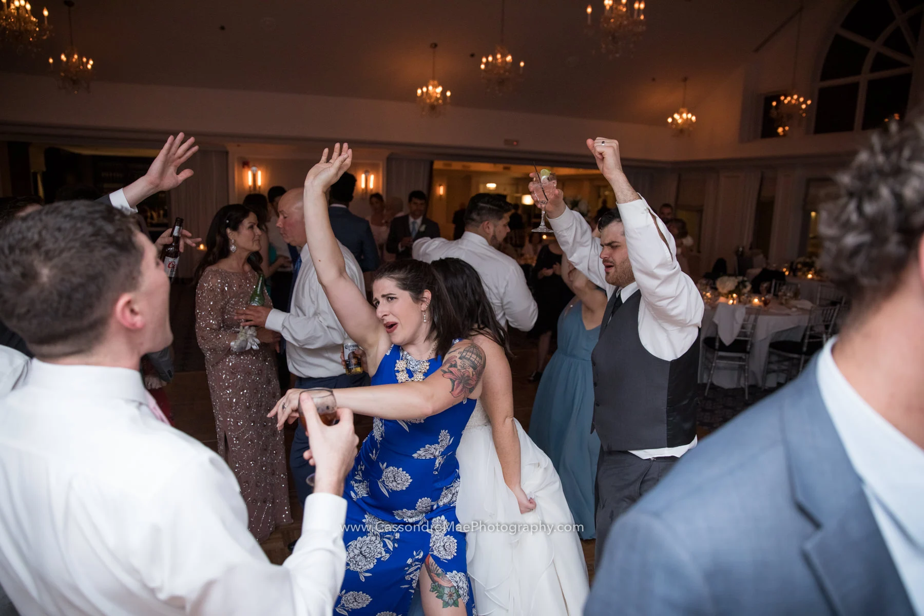 Girl Dancing at NYC wedding